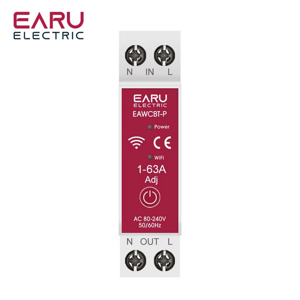 EARU Tuya MCB WiFi Smart Circuit Breaker